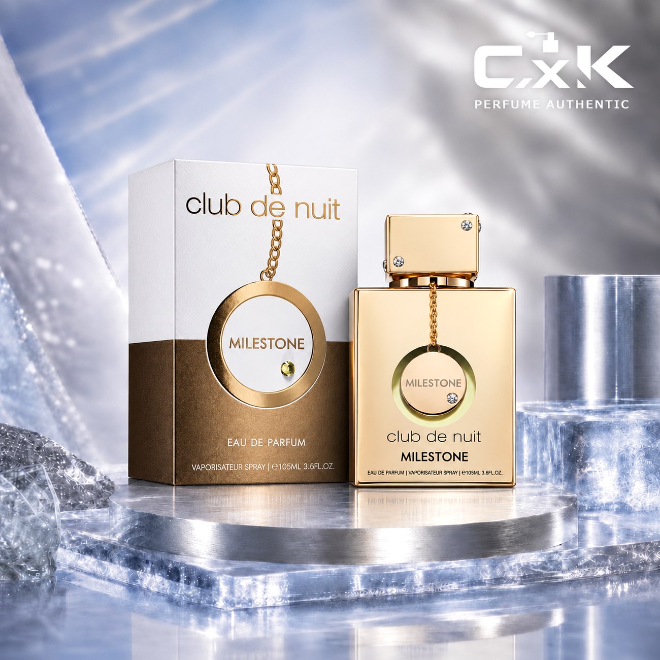 Nước Hoa Armaf Club De Nuit Milestone Eau De Parfum Vaporisateur Spray Chính Hãng