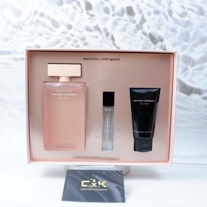 Set Narciso Rodriguez Musc Nude For Her EDP 100ml + 10ml + Body Lotion 50ml