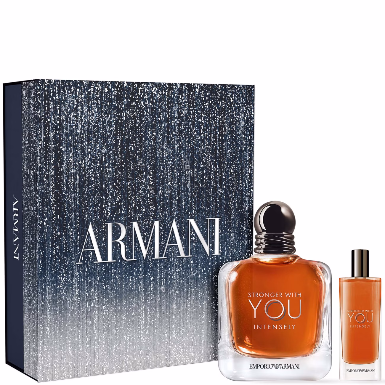 Set Giorgio Armani Emporio Armani Stronger With You Intensely full 100ml + 15ml